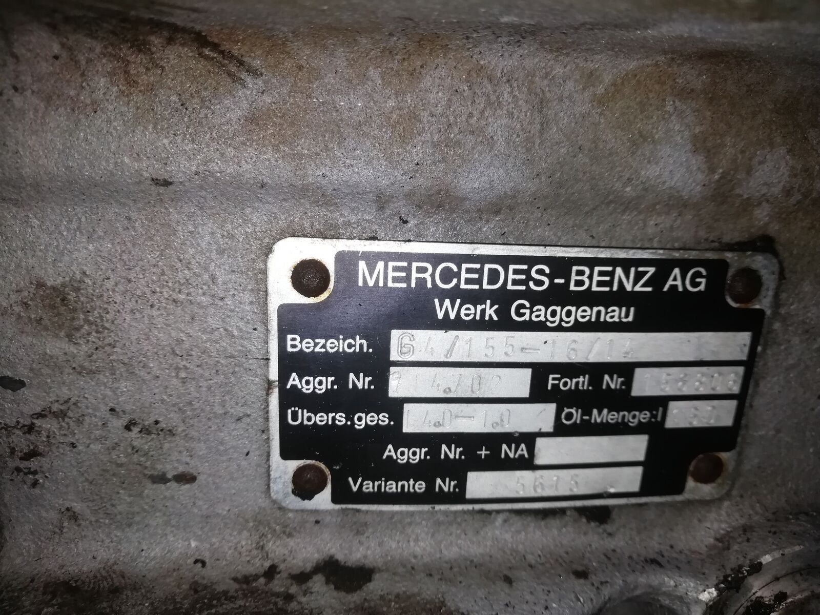 cambio MERCEDES-BENZ G4-155 per camion MERCEDES-BENZ Atego - Axor